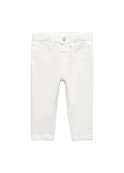 MANGO KIDS Jeans 'Elena'  hvid-meleret