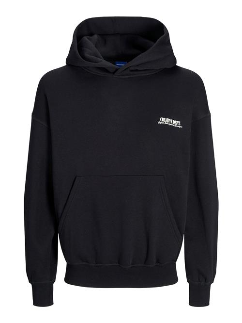 Se JACK & JONES Sweatshirt 'JORROXBURY'  sort / hvid ved About You