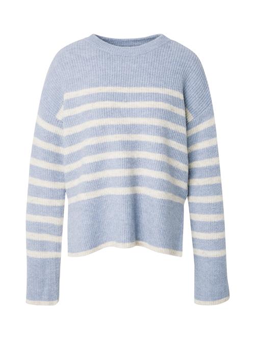 Se PIECES Pullover 'PCLINE'  opal / hvid ved About You