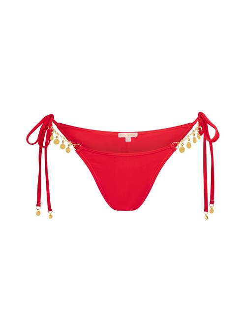 Moda Minx Bikinitrusse 'Valentina Coin Tie Side'  rød