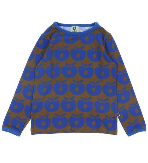 Se SmÃ¥folk SmÃ¥folk Bluse m. Retro Ã?bler - Blue Lolite ved KidsWorld