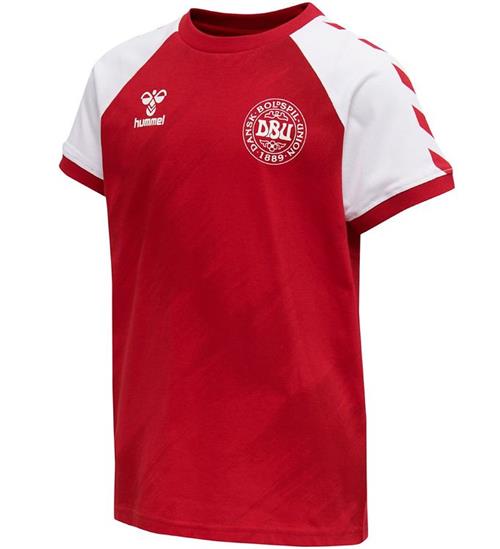 Se Hummel Hummel T-shirt - DBU - HMLSejr - RÃ¸d ved KidsWorld