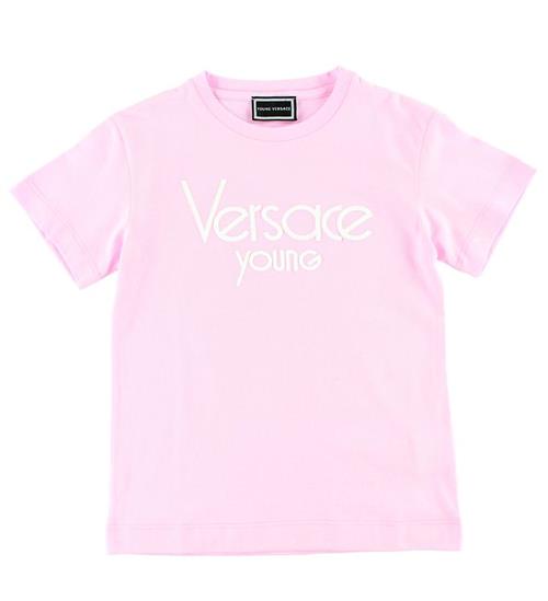 Versace Young Versace T-shirt - LyserÃ¸d m. Hvid