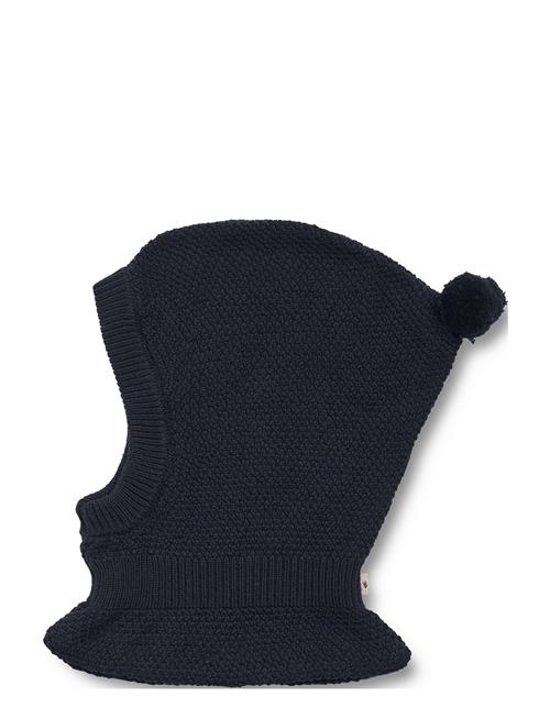 Knitted Balaclava Pomi Wheat Navy