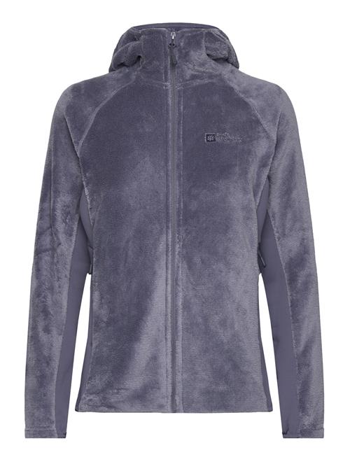 Se Jack Wolfskin Rotwand Hooded Fz W Jack Wolfskin Grey ved Booztlet