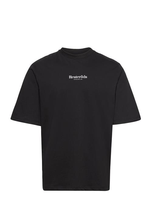 Resteröds Logo Mid Sleeve Tee Gots Resteröds Black