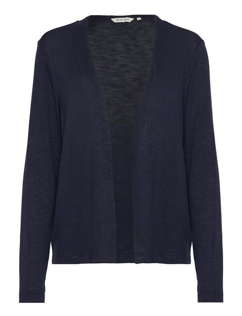 T-Shirt Cardigan Tom Tailor Blue