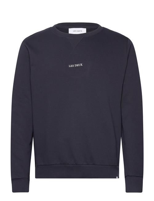 Se Les Deux Dexter Sweatshirt Les Deux Navy ved Booztlet