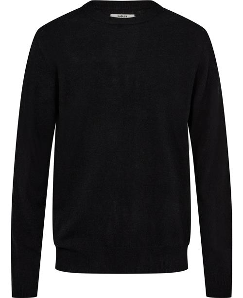 Se Magasin du Nord Collection Magasin Maryn 2 RWS Strik Lambswool Mand Black Sweaters Str XXL Uld ved Magasin