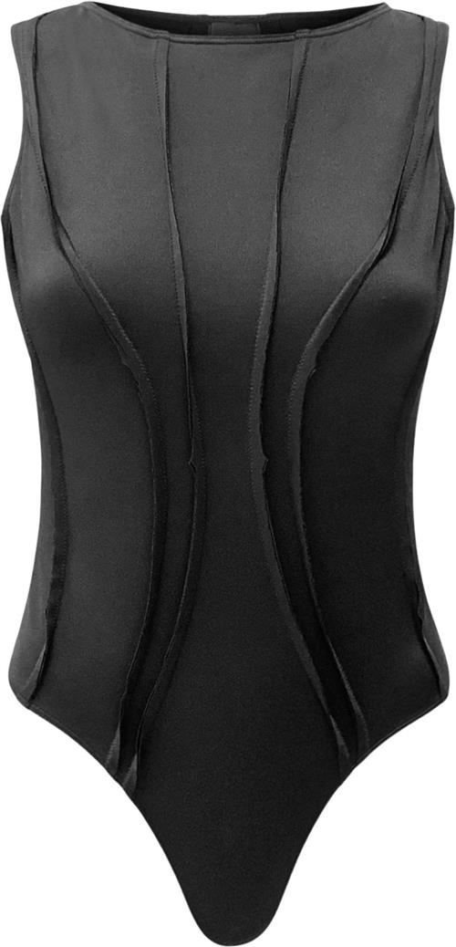 OW Collection Twist Tanktop Bodysuit Bodystockings Str S - Polyester hos Magasin