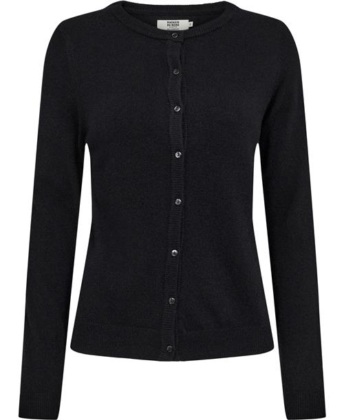 Magasin du Nord Collection Magasin Myrna 3 RWS Cardigan Lambswool Kvinde Black Cardigans Str XL Uld