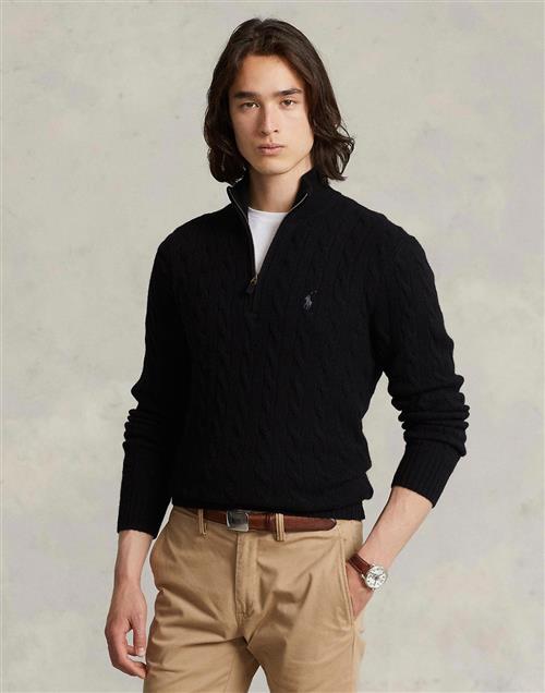 Polo Ralph Lauren 2/15 Wool/cash Rwslsl-plo Mand Sort Turtlenecks Str XL - hos Magasin