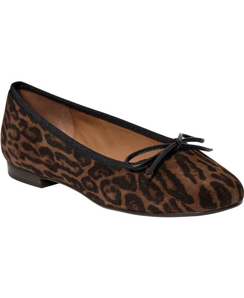 Se Billi Bi Ballerina A7425 Kvinde Leopardo Arabica Suede 546 Ballerinaer Str 39 - hos Magasin ved Magasin