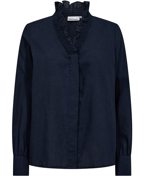 Se Karen by Simonsen Nathasjakb Shirt Kvinde Dark Navy Skjorter Classic Fit Str 40 - hos Magasin ved Magasin