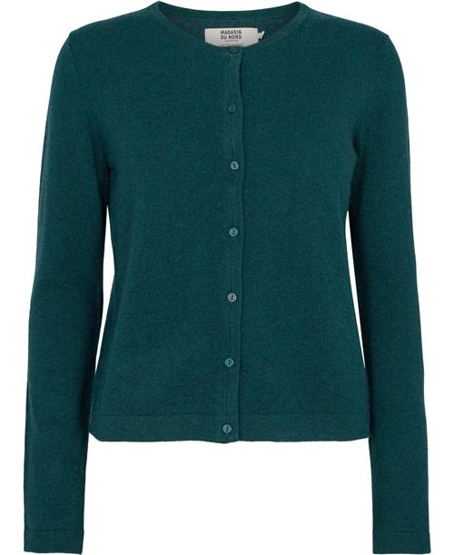 Magasin du Nord Collection Magasin Mabel 3 100 Cashmere Kvinde Moss Green Cardigans Str S Cashmere