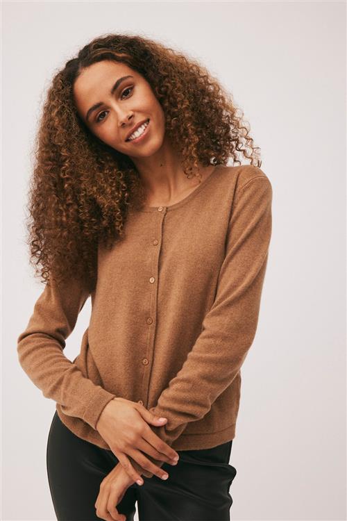 Magasin du Nord Collection Magasin Mabel 3 100 Cashmere Kvinde Camel Cardigans Str S Cashmere