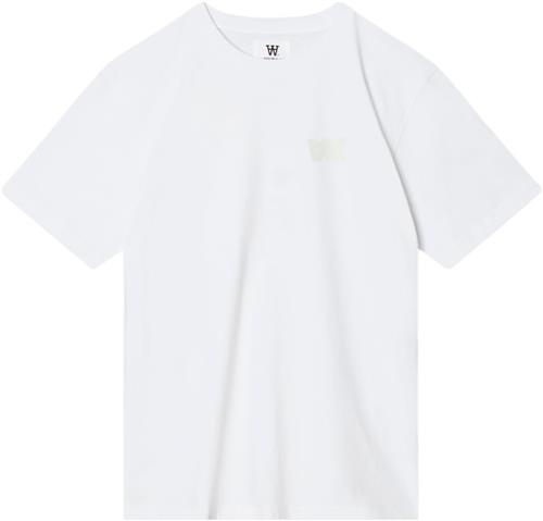 Se Wood Wood Ace Letter Tshirt Gots Mand White Kortærmede T-shirts Str XL - Bomuld hos Magasin ved Magasin