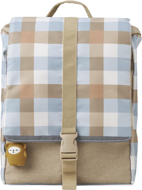 Fabelab Backpack Small - Cottage Blue Checks One Size - Rygsække hos Magasin