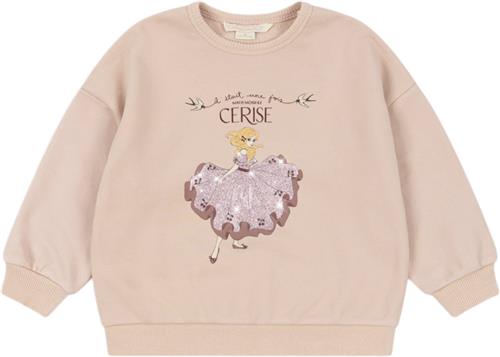 Konges Sløjd LOU Glitter Sweat Shirt OCS Str 7-8Y - S25036 Sweatshirts Bomuld hos Magasin