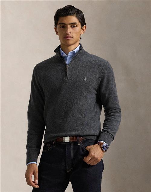 Polo Ralph Lauren 2/27 Merino Rwsls HZ PP Mand Dark Charcoal Heather Turtlenecks Str S Merino - hos Magasin