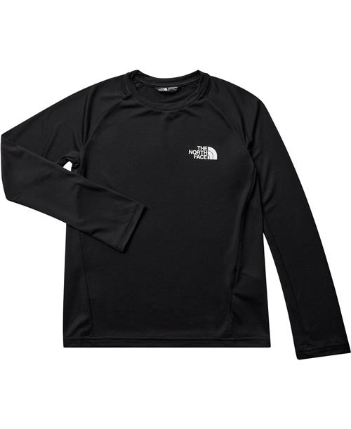 The North Face Teen Never Stop LS TEE TNF Black Str S - Sort Langærmede T-shirts hos Magasin