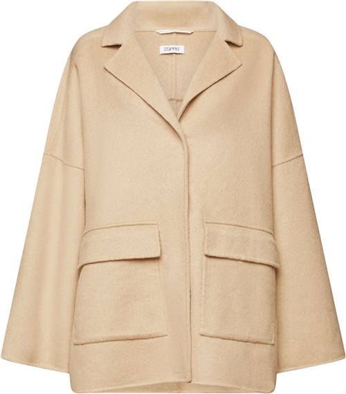 Esprit K_F_RCS_Mdrnwoc Kvinde Cream Beige Overgangsjakker Str S - hos Magasin