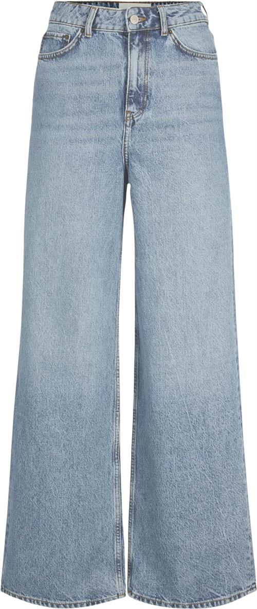 Se JJXX Jxtokyo Wide HW Cr6013 LN Kvinde Light Blue Denim Wide Jeans Str "29/""34" - hos Magasin ved Magasin