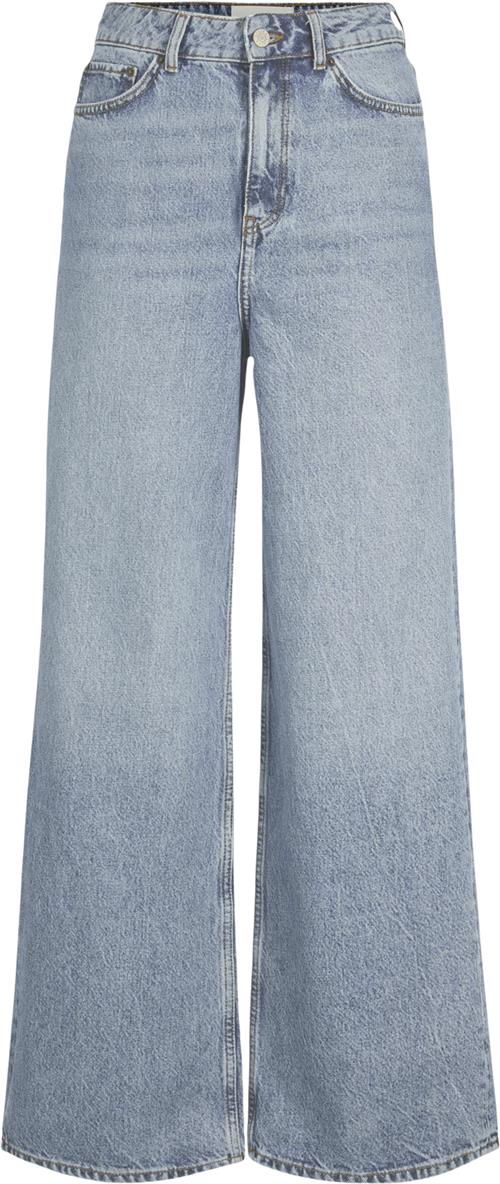 Se JJXX Jxtokyo Wide HW Cr6013 LN Kvinde Light Blue Denim Wide Jeans Str "31/""34" - hos Magasin ved Magasin