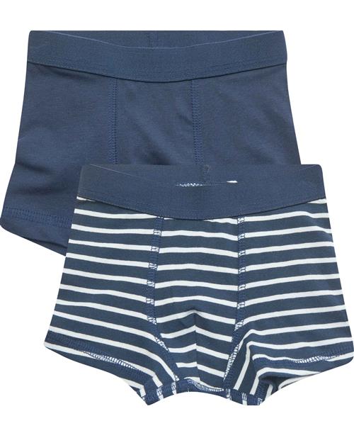 BAKITO by Magasin Du Nord Collection BAKITO by Magasin Boys Boxers 2pack Str 8 Navy Stripe / Navy Underbukser Bomuld