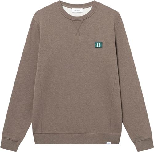 Se Les Deux Piece Sweatshirt 2.0 Mand Mountain Grey Melange/posy Green-pine Green Sweatshirts Str S - hos Magasin ved Magasin