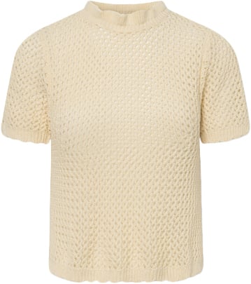 Nué Notes Pedro Tshirt Kvinde Cloud Cream Kortærmede T-shirts Str S - hos Magasin