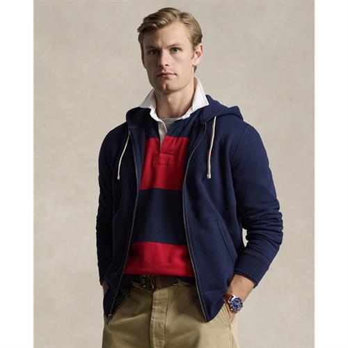 Polo Ralph Lauren RL Fleecelsl-knt Mand Blå Hoodies Str XL - hos Magasin