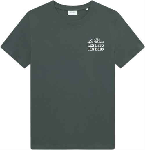 Se Les Deux Triple Tshirt Mand Pine Green/ivory Kortærmede T-shirts Str L - Bomuld hos Magasin ved Magasin