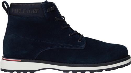 Tommy Hilfiger Corporate Outdoor Suede Boot Mand Desert Sky Snørestøvler Str 41 - hos Magasin