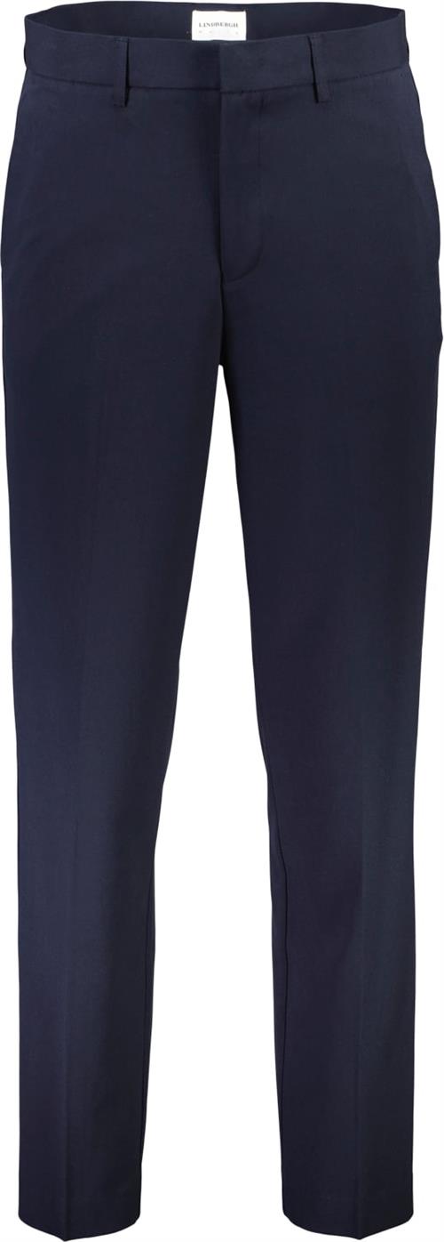 Se Lindbergh Relaxed fit Formal Pants Mand Blå Chinos Str S - Polyester hos Magasin ved Magasin