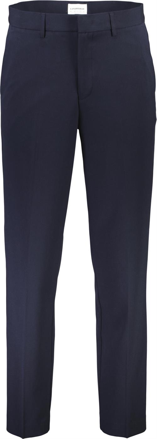 Se Lindbergh Relaxed fit Formal Pants Mand Blå Chinos Str M - Polyester hos Magasin ved Magasin