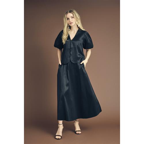 A-VIEW Christa Skirt Kvinde Black Maxi Nederdele Str 42 - hos Magasin