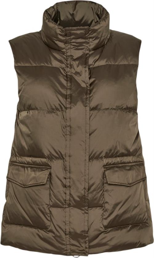 Se Sand Aria New Darien Vest Short Kvinde Grøn Veste Str L - hos Magasin ved Magasin