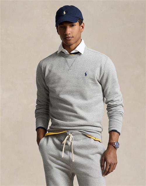 Polo Ralph Lauren Fleece Crewneck Sweatshirt Mand Andover Heather Sweatshirts Str L - hos Magasin