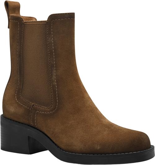 Se Tamaris 125309-43 Kvinde Camel Chelsea Boots Str 40 - hos Magasin ved Magasin