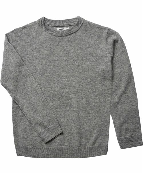 BAKITO by Magasin Du Nord Collection BAKITO by Magasin Strikka RWS Wool & Cashmere Pullover Str 3 Cashmere Light Grey Melange Strik