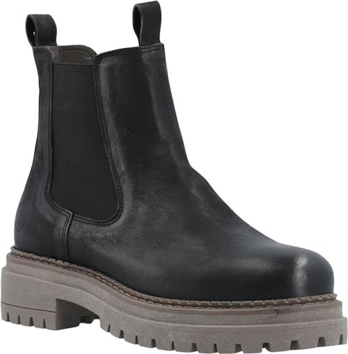 Cashott Cashannah Chelsea Boot Vegetable Tanned Oily Nubuck Kvinde Black Chelsea Boots Str 39 - Læder hos Magasin