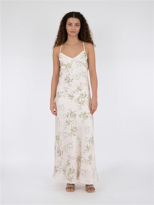 Neo Noir Clia Flower Field Dress Kvinde Off White Maxi Kjoler Str 40 - hos Magasin