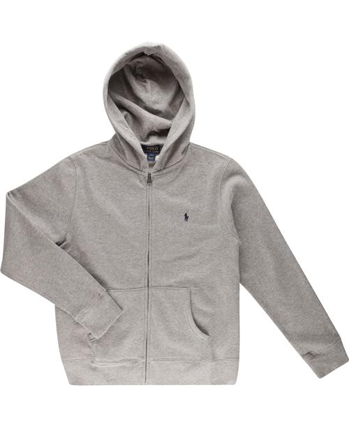 Se Polo Ralph Lauren Cottonblend-fleece Hoodie Str S - Hvid Hættetrøjer hos Magasin ved Magasin