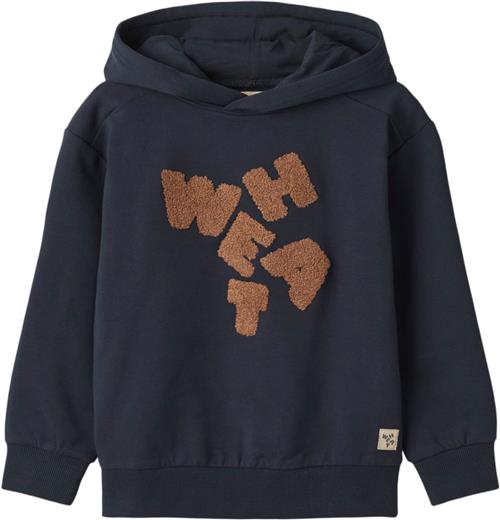 Wheat Sweatshirt Rumvaskebjørn Str 3 år / 98 cm - Blå Sweatshirts Bomuld hos Magasin