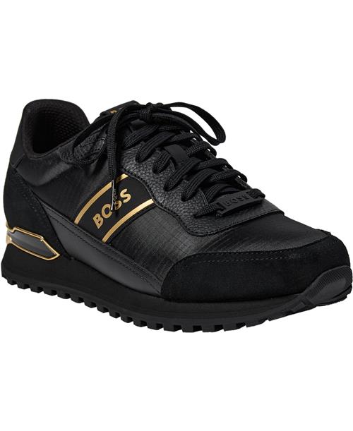 BOSS Parkourl_Runn_Rsmx Mand Black Sneakers Str 41 - hos Magasin