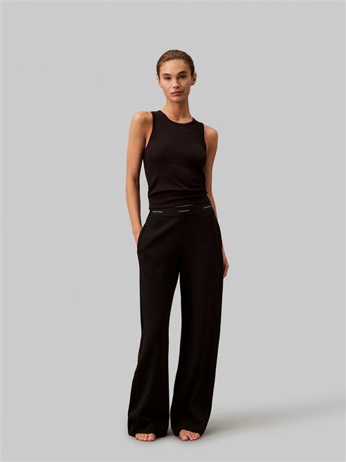 Calvin Klein Wide LEG Pant Natbukser Str XL - hos Magasin