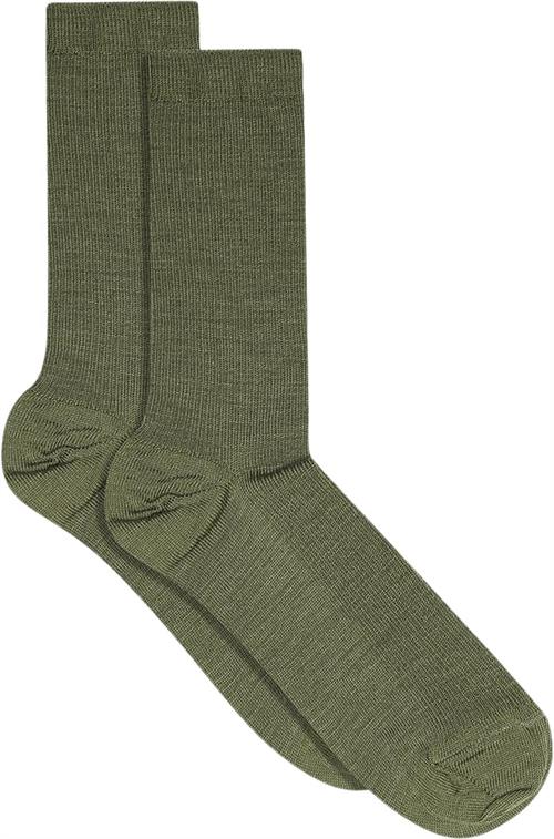 mpWoman Fine Wool rib Socks Ankelstrømper Str 37/39 - hos Magasin