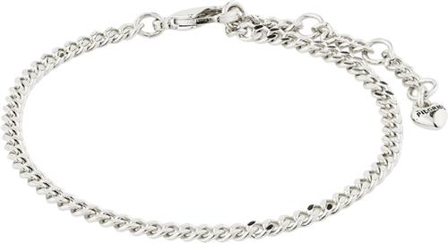 Se Pilgrim Sophia Recycled Bracelet Silverplated one size - Kædearmbånd Med Vedhæng hos Magasin ved Magasin