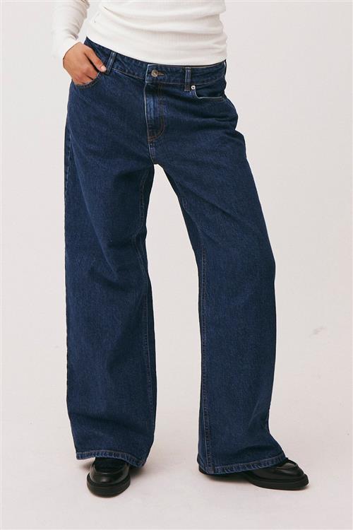 Magasin du Nord Collection Magasin Cleo M123 Wide Kvinde Medium Blue Wide Jeans Str XS Bomuld